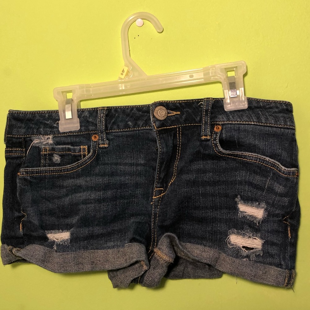 Ripped shorts